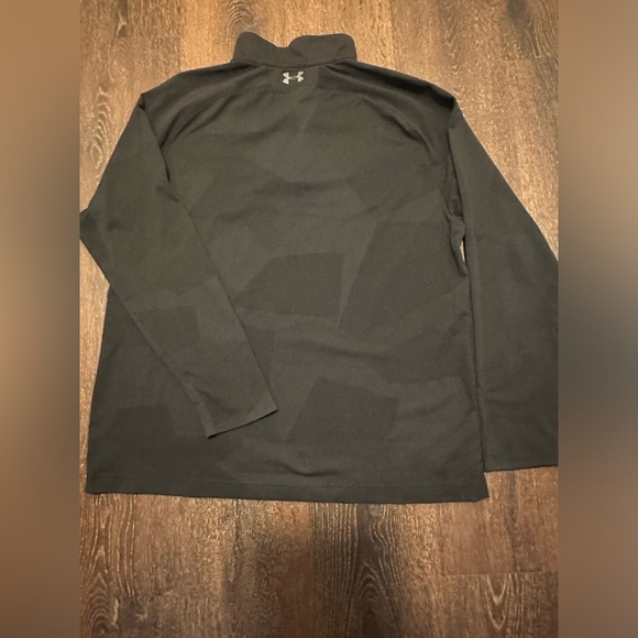 Under Armour Women 1/4 Zip Lightweight Black Pullover Top Running Hiking Walking - Picture 4 of 8